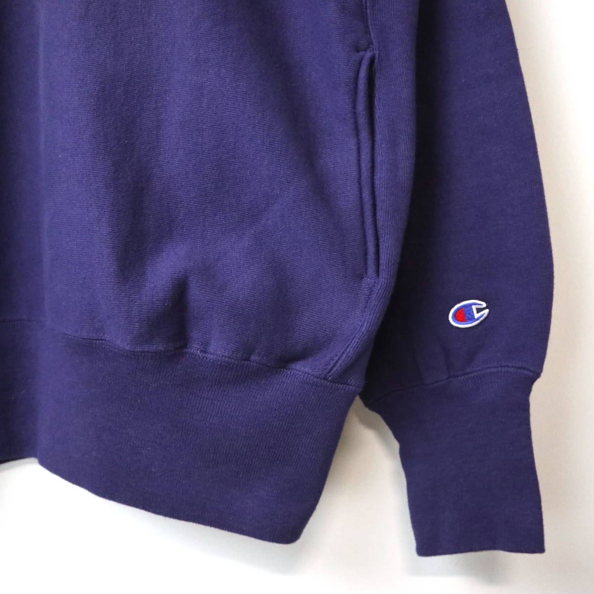 [DeadStock] 90s Champion リバースウィーブ モックネック Reverse Weave vintage ヴィンテージ USA製 チャンピオン スウェット パープル_画像5