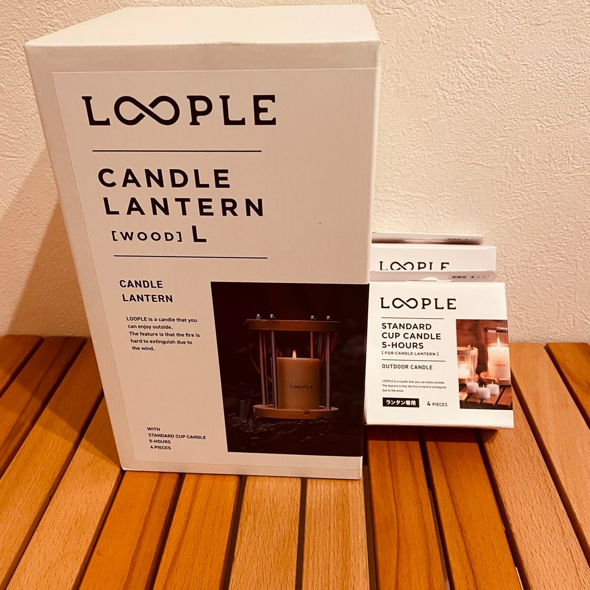 新品 LOOPLE ループル キャンドルランタン ウッドL ペガサスキャンドル