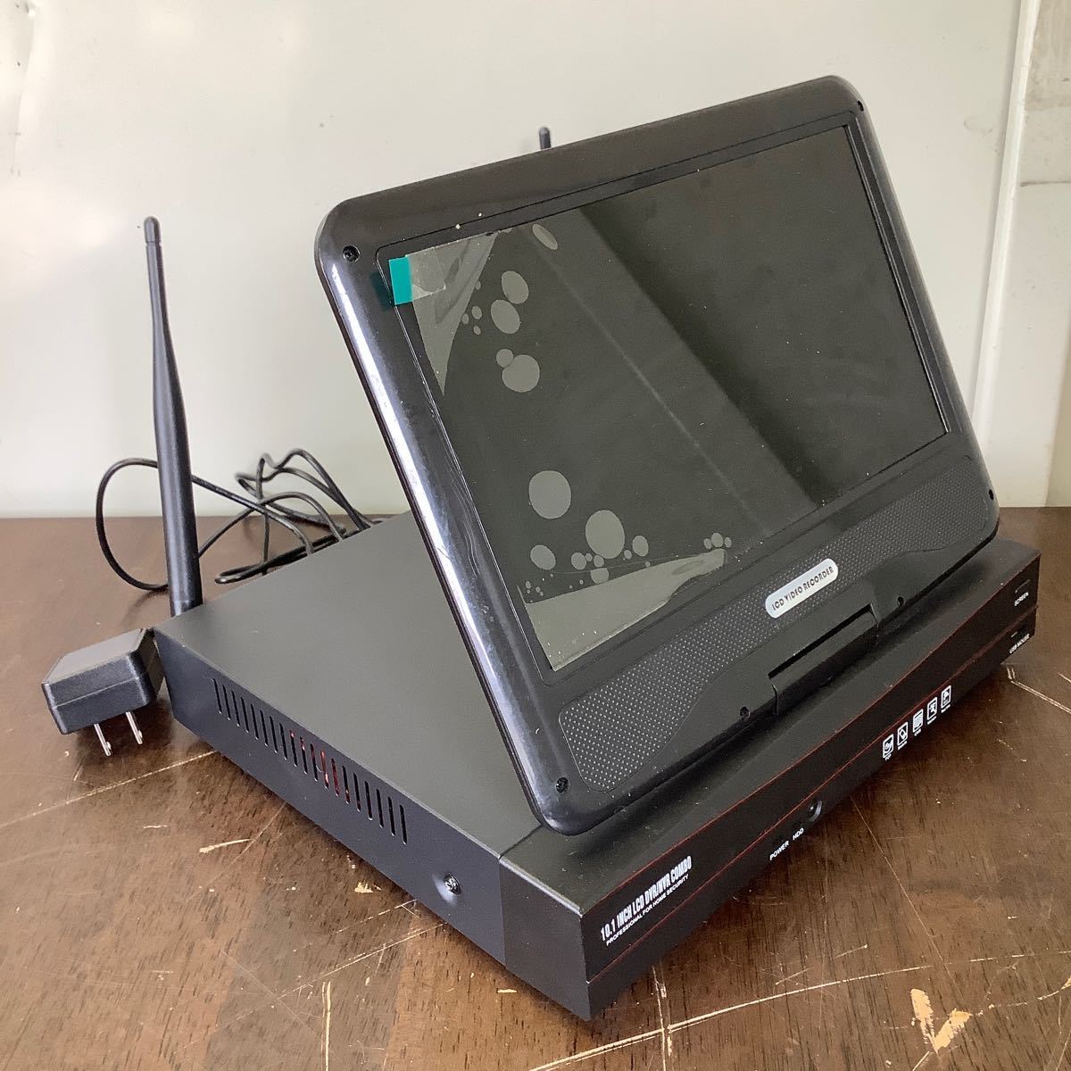 10インチ IPSモニター 8CHS WIFI NVR RECORDER 10.1 ALWSET-YG300-Dome 2023年製 監視カメラモニター 中古