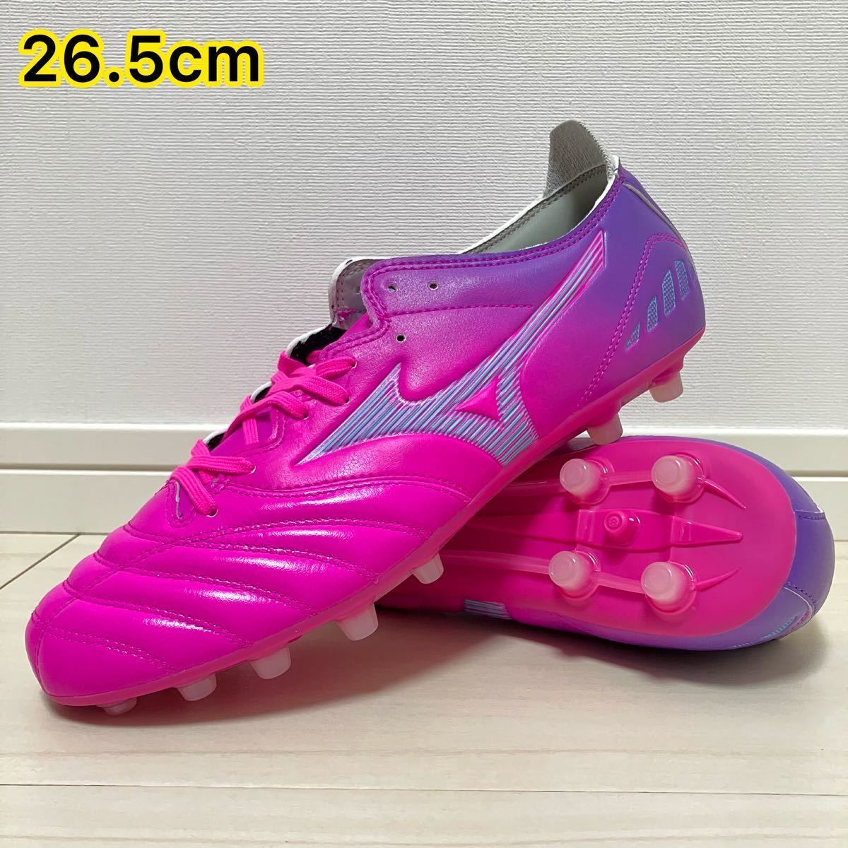 ★日本未発売★ MIZUNO ミズノ モレリアネオ3 プロ AG 26.5cm ピンク パープル / MORELIA NEO 3 PRO AG