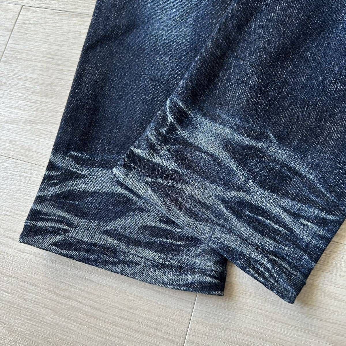 Rare 00s Japanese Label Semantic Design Weathered Denim Pants Flare Jeans Y2K archive lgb tornadomart goa ifsixwasnine kmrii_画像7