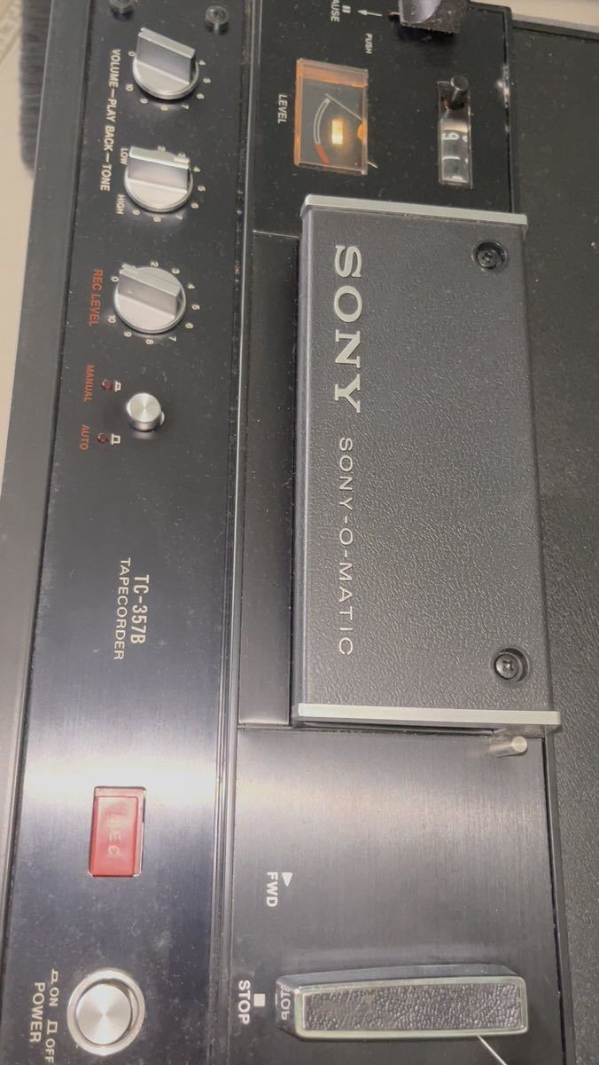 SONY TAPECORDER TC-357B テープレコーダー　_画像6