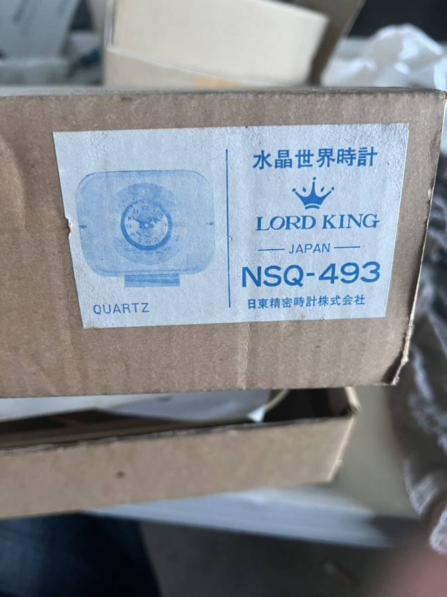 動作確認済み 水晶世界時計 LORD KING QUARTZ JAPAN - NSQ-493 日東精密時計株式会社の画像6