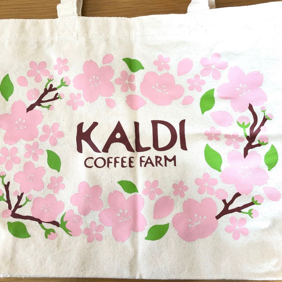 カルディ トートバッグ KALDIさくら柄