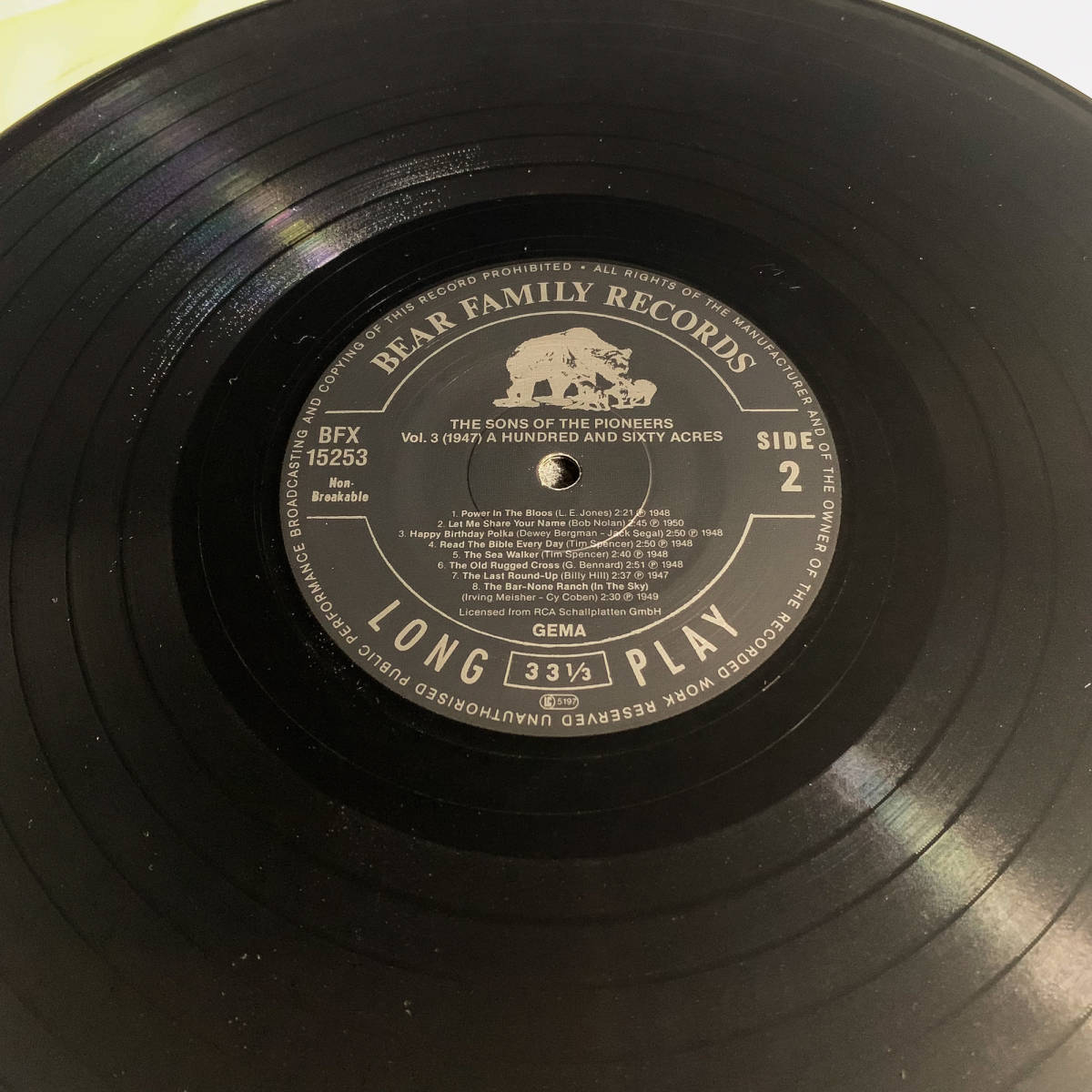 【カントリー】The Sons Of The Pioneers / A Hundred And Sixty Acres 【LP】 Johnny Cash Hank Williams Folk , World, & Country_画像6