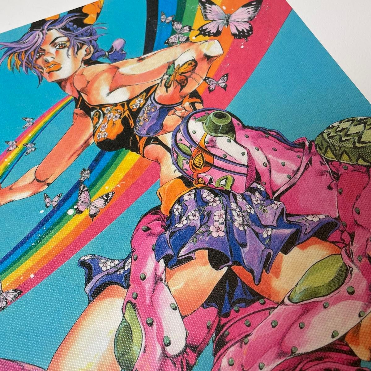 【白額付きポスター】JOJO ジョジョの奇妙な冒険 第6部 徐倫②(新品)