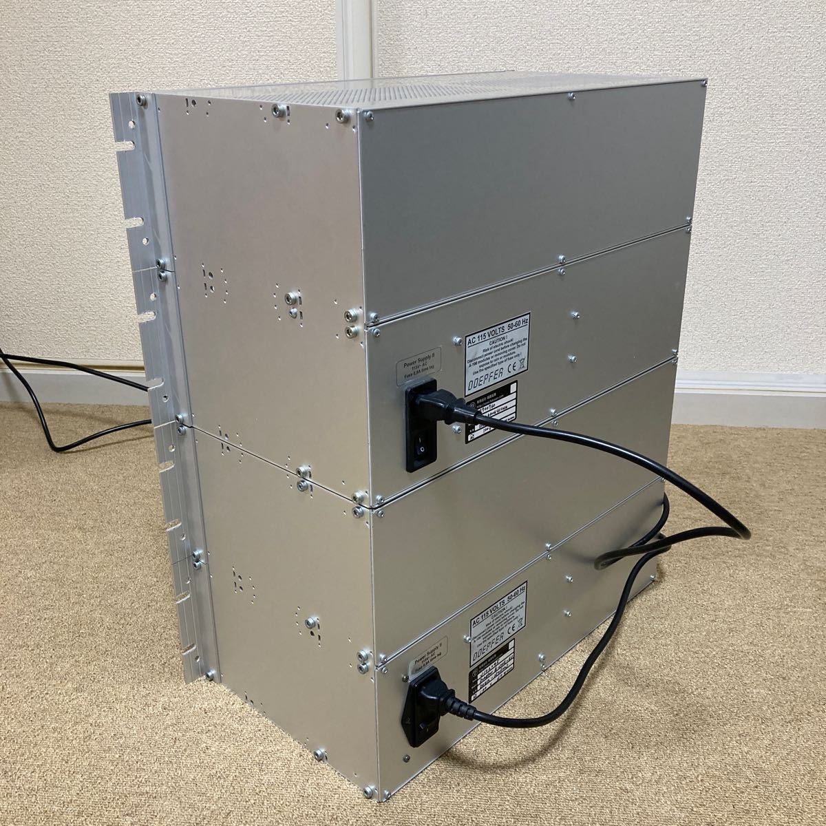 Doepfer A-100 G6 PSU3 ユーロラックケース 2セット ラック Doepfer A-100 G6 PSU3 ユーロラックケース 2セット ラック