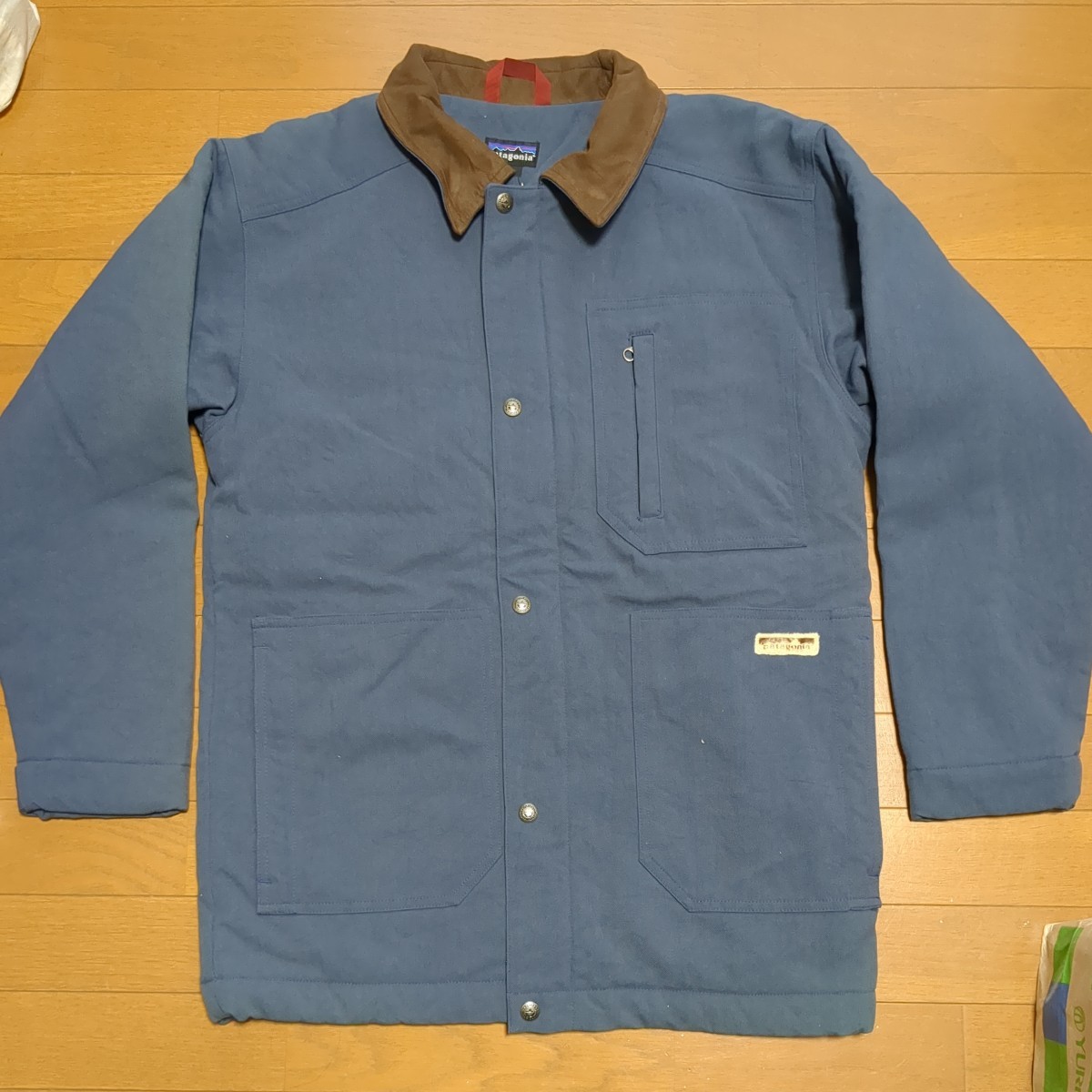 patagonia　パタゴニア　02製　フィッツロイジャケット　ナイロンダック　裏地ボア　カバーオール　ジャケット　サイズS_画像1