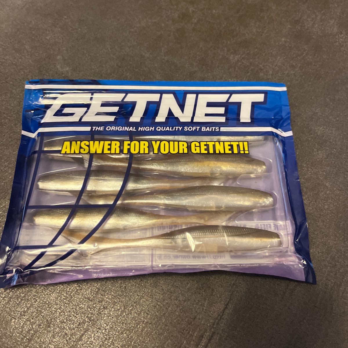 開封済未使用　ゲットネット ジャスターフィッシュ 4.5インチ　 GETNET JUSTER FISH ミノー スイムベイト カルティバ オーナーばり_画像1