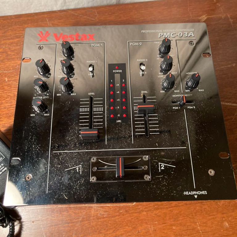 1円スタートVestax ベスタクス PMC-03A DJミキサー　_画像2