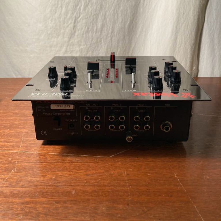 1円スタートVestax ベスタクス PMC-03A DJミキサー　_画像5