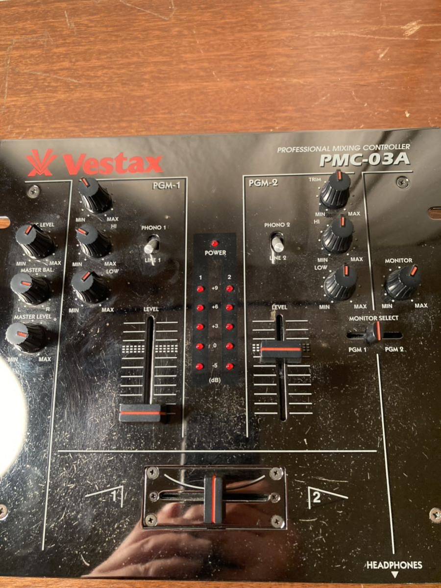 1円スタートVestax ベスタクス PMC-03A DJミキサー　_画像6