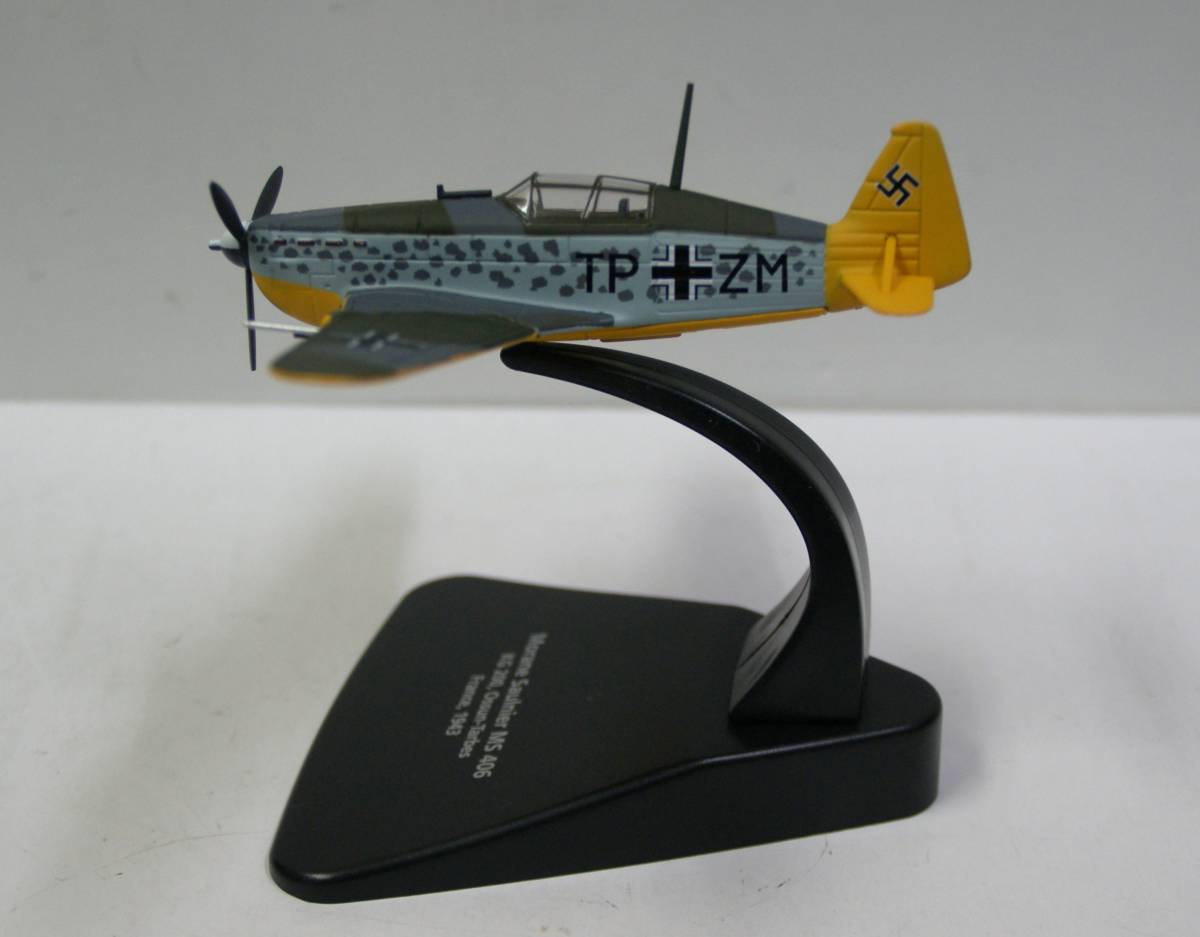 【OXFORD】1/72 モラーヌ ソルニエ 406 KG200 OssunTarbes (ドイツ軍摂取モデル) 1943年 フランス のダイキャスト製の完成機