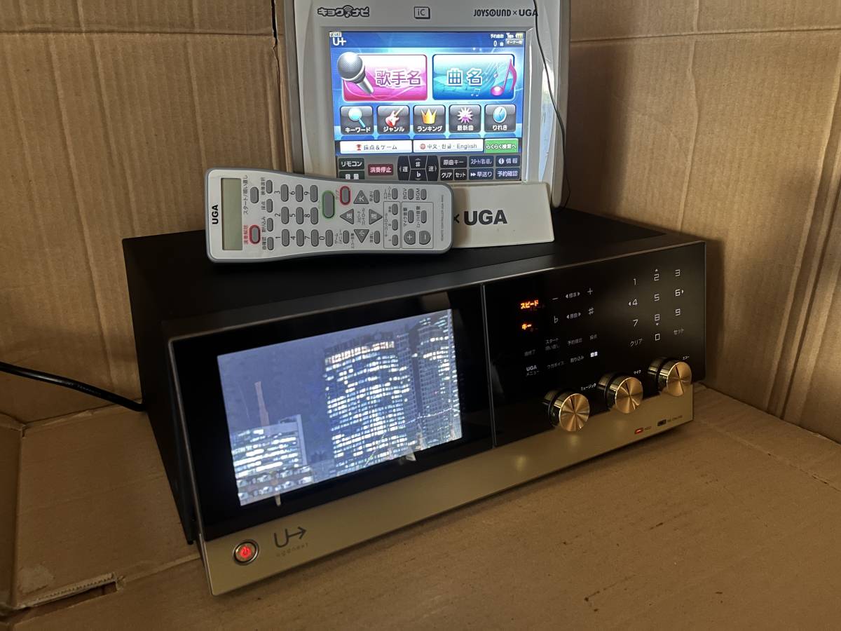 即決特典 UGAネクスト　JOYSOUND×UGA カラオケ UGA-N10(フルタイプ)　キョクナビJR300＆リモコン付属　BMB　動作確認済み_画像5