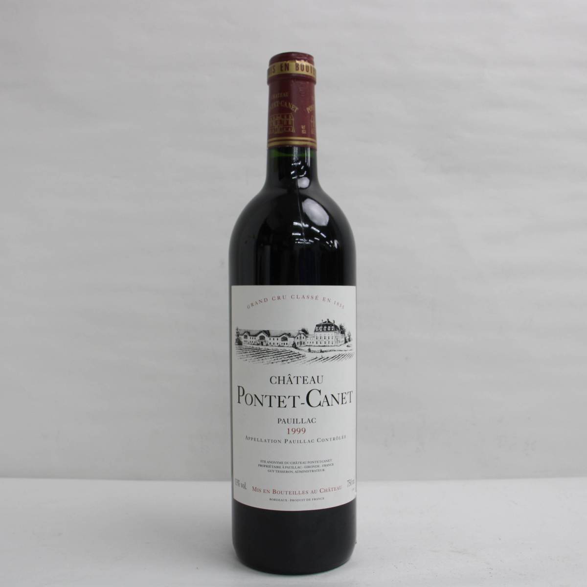 1円~CHATEAU PONTET-CANET（シャトー ポンテ カネ）1999 13％ 750ml X24B160028_画像1