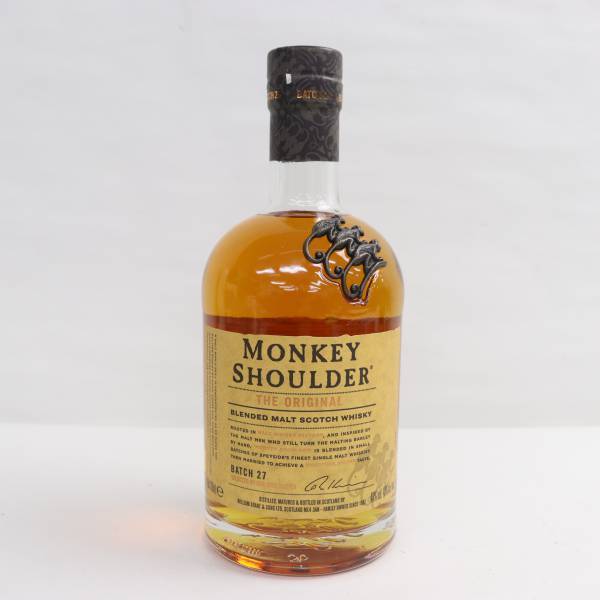 MONKEY SHOULDER（モンキー ショルダー）ザ オリジナル バッチ 27 40％ 700ml X24A290162_画像1