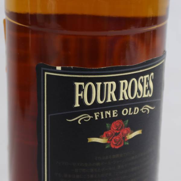 Four Roses（フォアローゼズ）ブラックラベル 40% 700ml ※ラベル傷み T24A230311_画像7