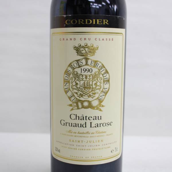 CHATEAU GRUAUD LAROSE（シャトー グリュオ ラローズ）1990 12.5％ 750ml X24A230138_画像2