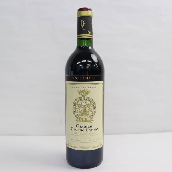 CHATEAU GRUAUD LAROSE（シャトー グリュオ ラローズ）1989 12.5％ 750ml T24A100500_画像1