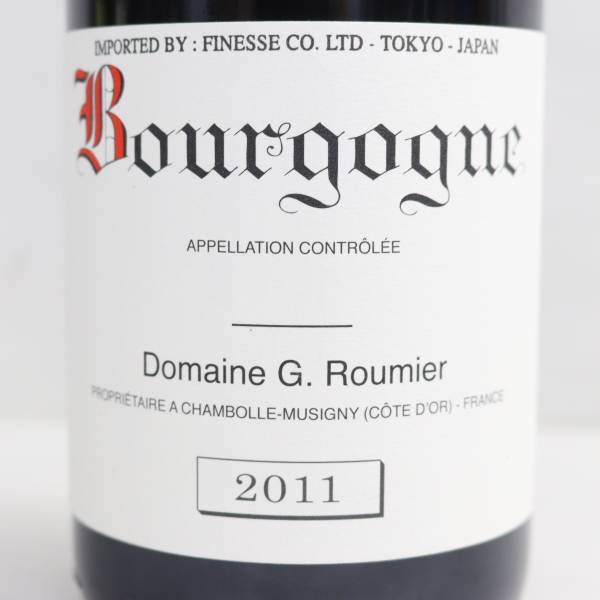 Georges Roumier（ジョルジュ ルーミエ）ブルゴーニュ 2011 12.5％ 750ml B24A250001_画像2