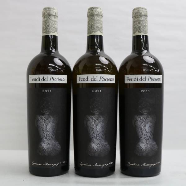 【3本セット】Feudi del Pisciotto（フェウーディ デル ピショット）カロリーナ マレンゴ グリッロ 2011 13％ 750ml T24A120013_画像1