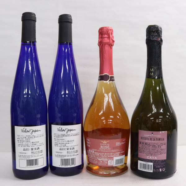 【4本セット】ワイン各種（ガンチア ロゼ スプマンテ ブリュット 11.5％ 750ml 等）X24B080002_画像5