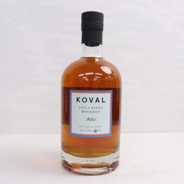 KOVAL（コーヴァル）シングルバレル ミレット 40％ 750ml X24B050204_画像1