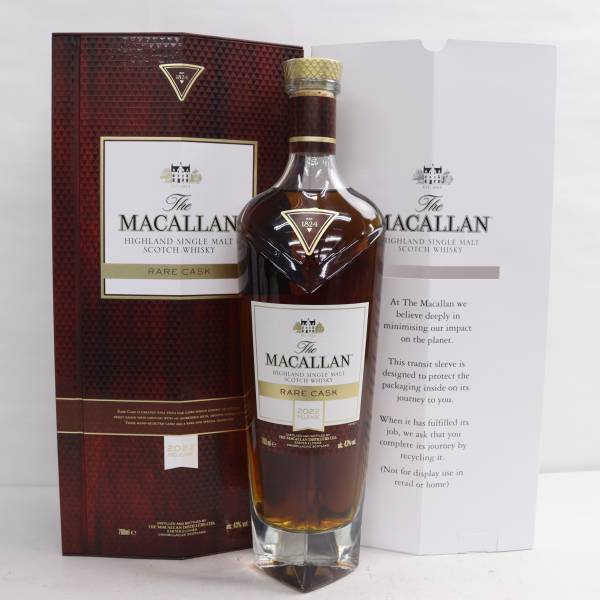 1円~The MACALLAN（マッカラン）レアカスク 2022 43％ 700ml F24B060001_画像1