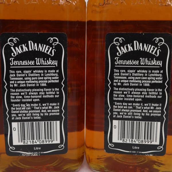 【2本セット】JACK DANIELS（ジャック ダニエル）オールド No.7 45％ 1000ml N24B060022_画像5