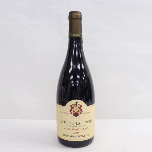 DOMAINE PONSOT（ドメーヌ ポンソ）クロ ド ラ ロッシュ キュヴェ ヴィエイユ ヴィーニュ 2008 14％ 750ml R24B200036