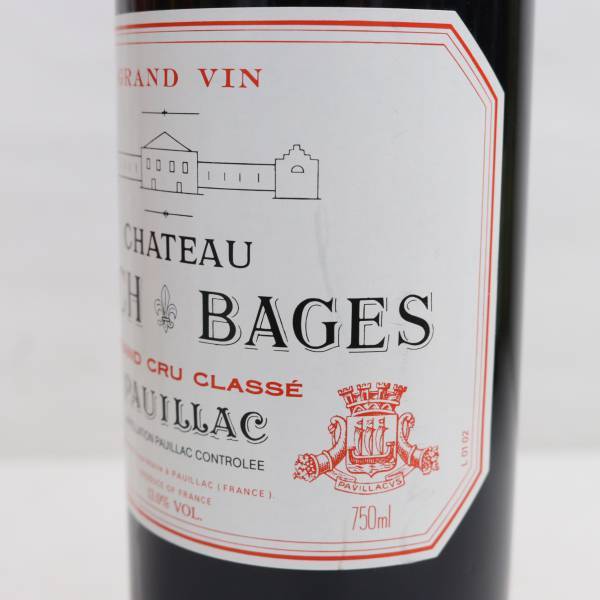 CHATEAU LYNCH BAGES（シャトー ランシュ バージュ）グランクリュ クラッセ 2002 13％ 750ml N24B190032_画像7