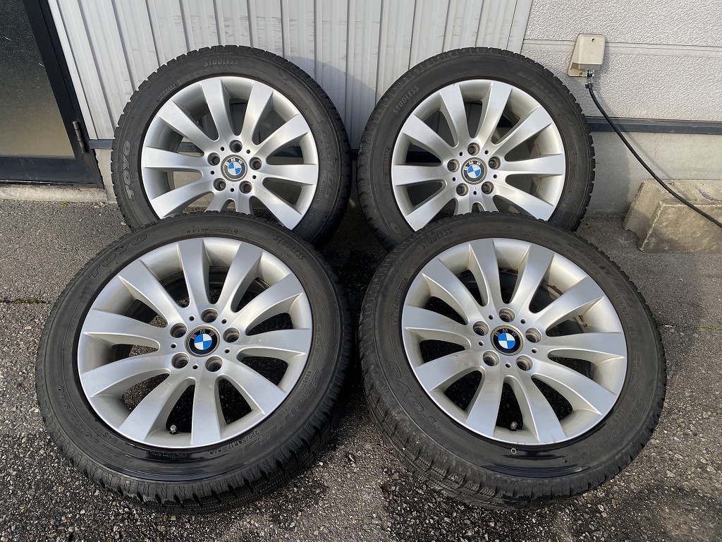 ★富山発　BMW　純正　BBS　RD407　17インチ　アルミ　TOYO　トーヨー　GARIT　G5　225/50R17　スタッドレス　直接引取可　売切り_画像1