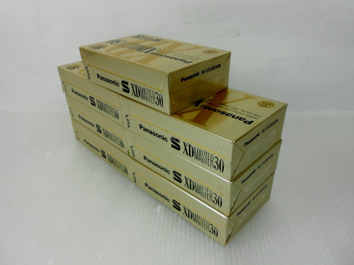 【新品：即決：送料無料】Panasonic(パナソニック) S-VHS-C ビデオテープ XDMASTER30 (3倍モード:90分) NV-STC30ZXDM × 7本セット_画像5