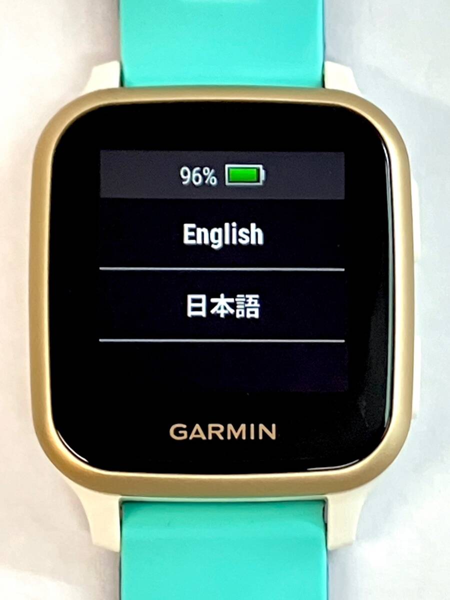 美品 GARMIN ガーミン VENU SQ ヘルスモニタリング機能内蔵 GPS スマートウォッチ 即決_実物のお写真です。
