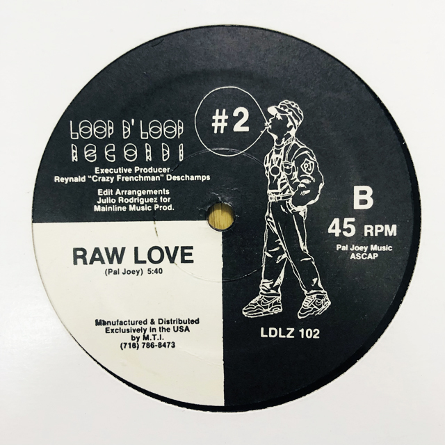 PAL JOEY # 2 / PARTY TIME / RAW LOVE / LOOP D' LOOP / 1990年リリース US盤_画像2