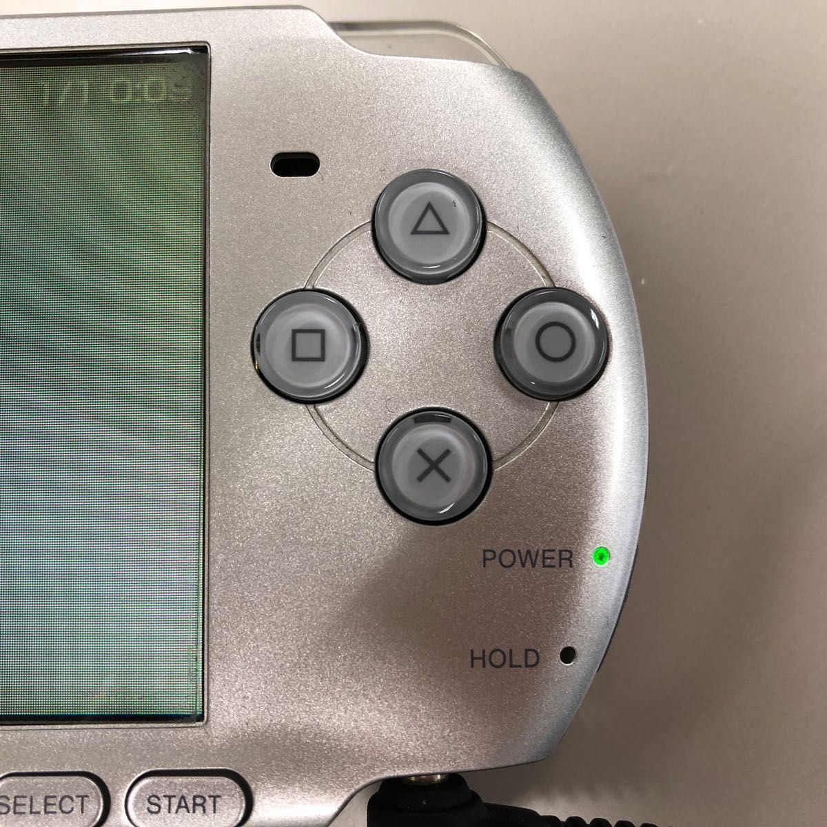 PSP-3000 ミスティックシルバー　本体のみ　ジャンク