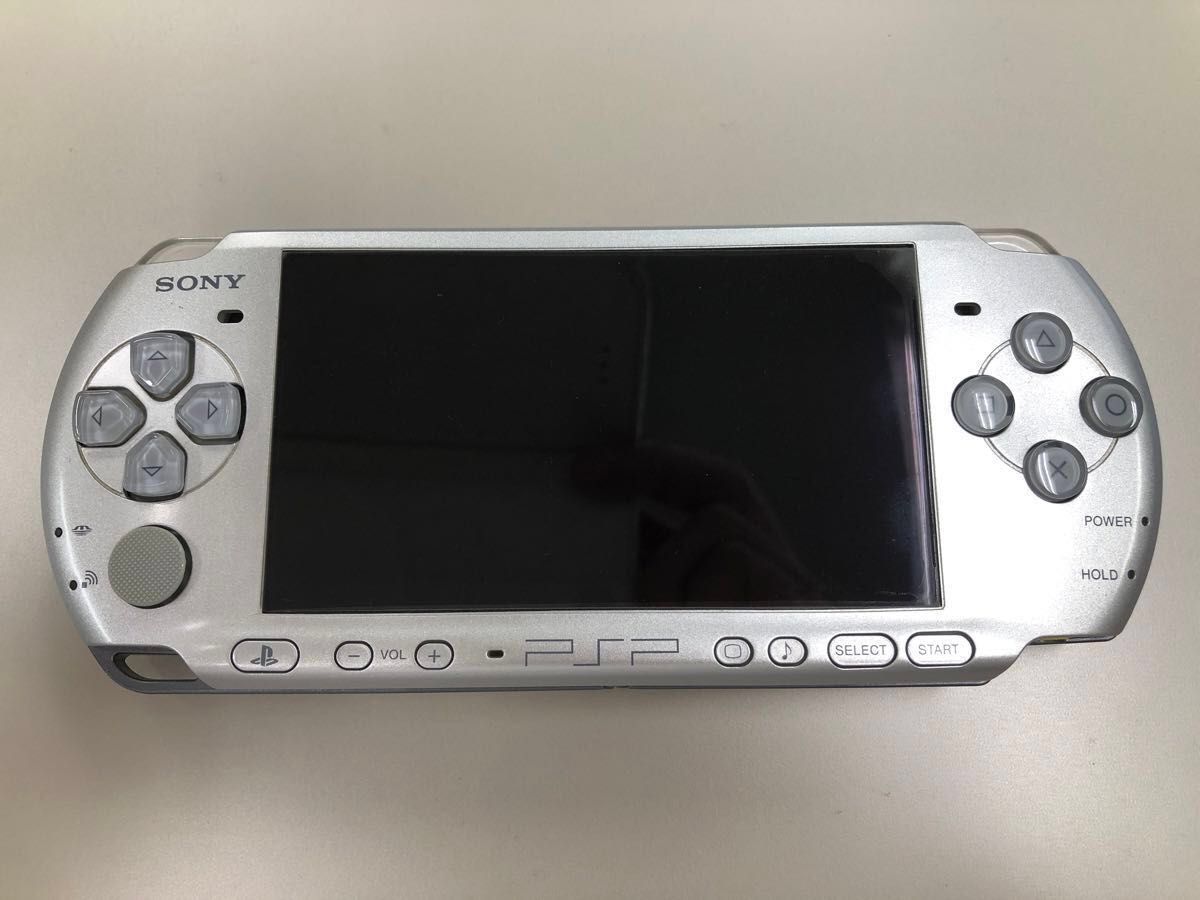ジャンク品 ソニー PSP-3000シルバー 本体のみ おまけ付き