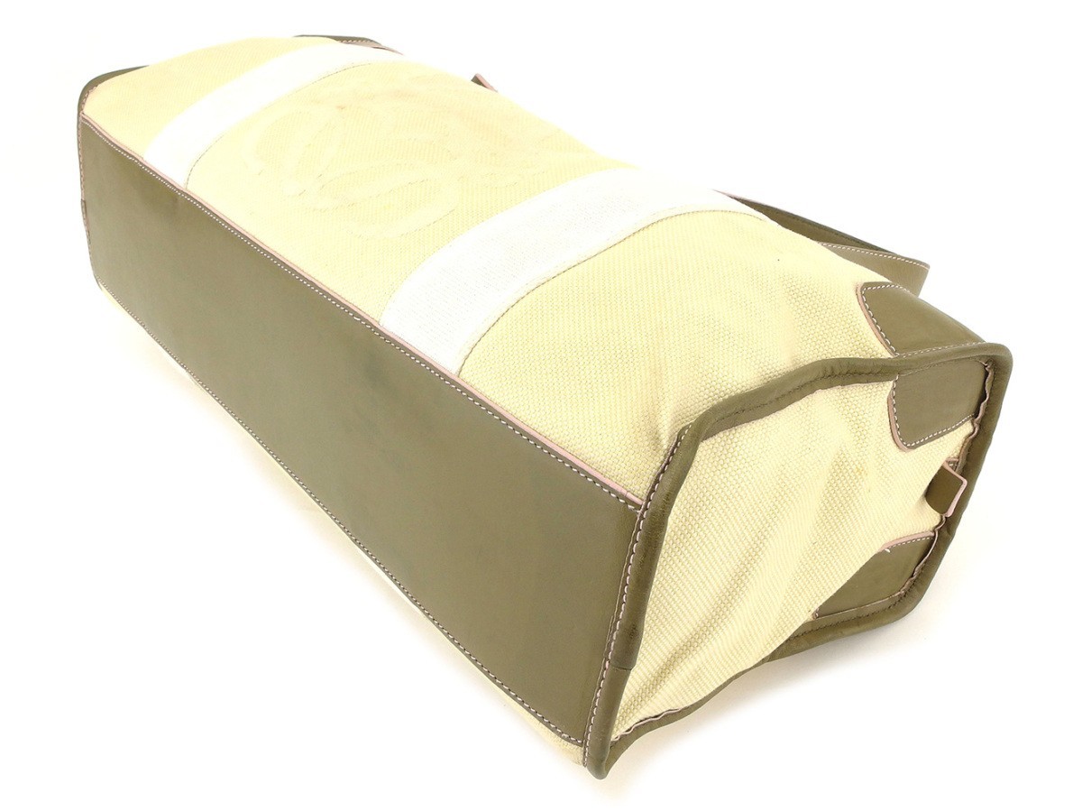  Loewe ручная сумочка Mini сумка "Boston bag" женский дыра грамм бежевый зеленый белый серия б/у 