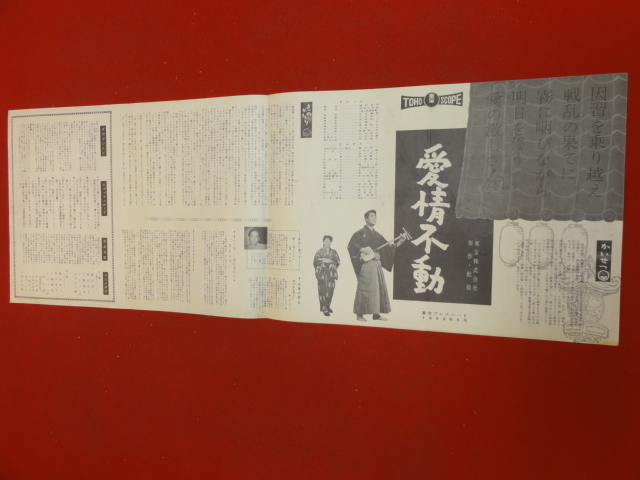 超特価激安 Yahoo!オークション - cb10418『愛情不動』spポスター/プレス その他