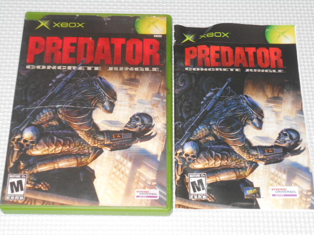 xbox★PREDATOR CONCRETE JINGLE. 海外版 北米版 表紙傷み★箱付・説明書付・ソフト付