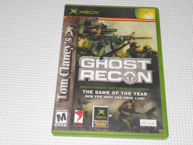 xbox*TOM CLANCY\'S GHOST RECON overseas edition North America version control number 2* box attaching * instructions attaching * soft attaching 