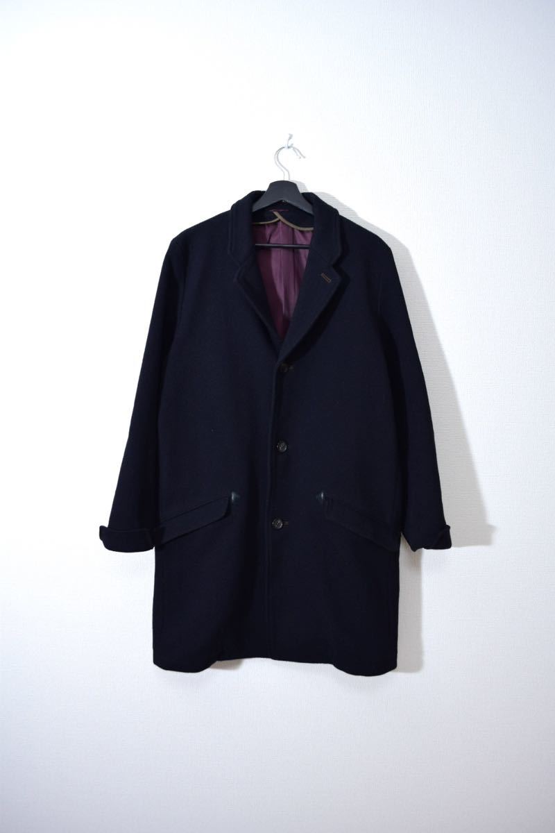 【美品】ロストコントロール J.M.B. Coat コート ショップコート チェスターコート ウール ブラック