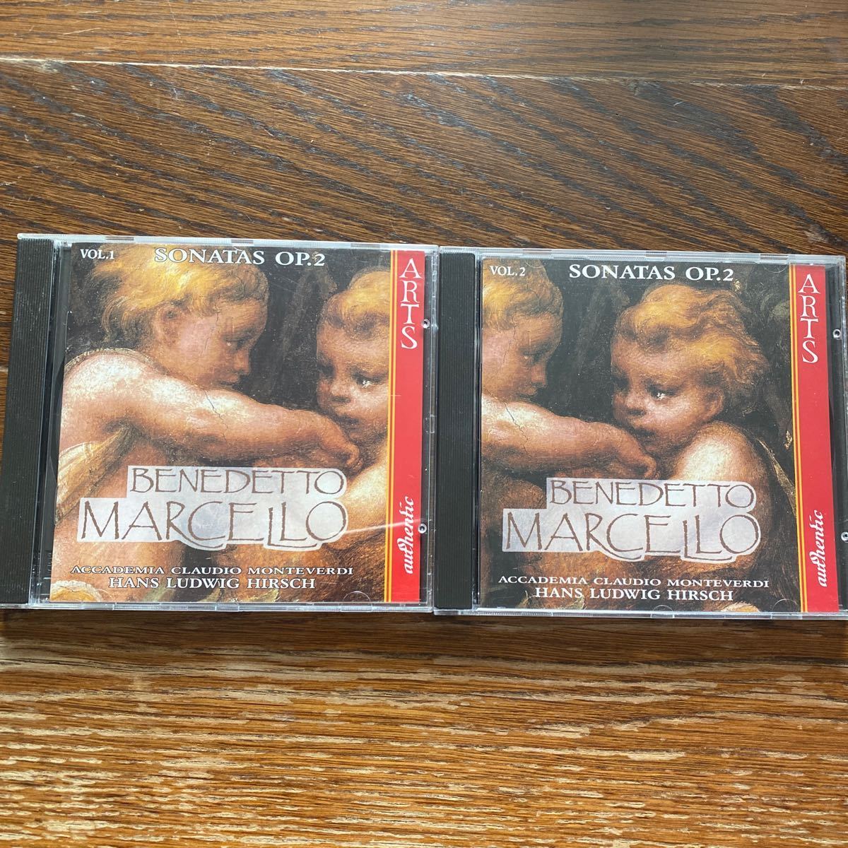 中古CD クラウディオ モンテヴェルディ マルチェッロ ソナタ作品 vol.1 vol.2 BENEDETTO MARCELLO SONATAS OP.2の画像1