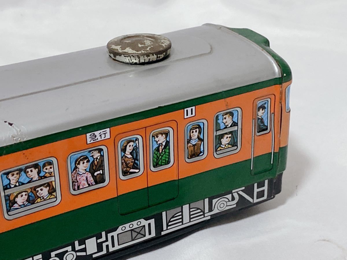 イチコー ブリキ JR 急行電車 全長約44㎝ 昭和レトロ 当時物 電車 玩具 ブリキオモチャの画像7