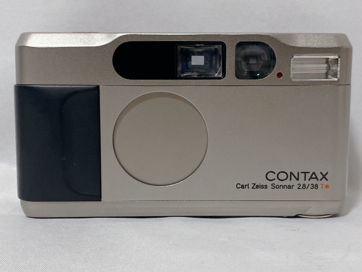 美品 CONTAX T2 Carl Zeiss Sonnar 2.8/38 T* レンズフィルター 30.5mm/46mm フィルムカメラ コンタックス 付属品あり_画像3