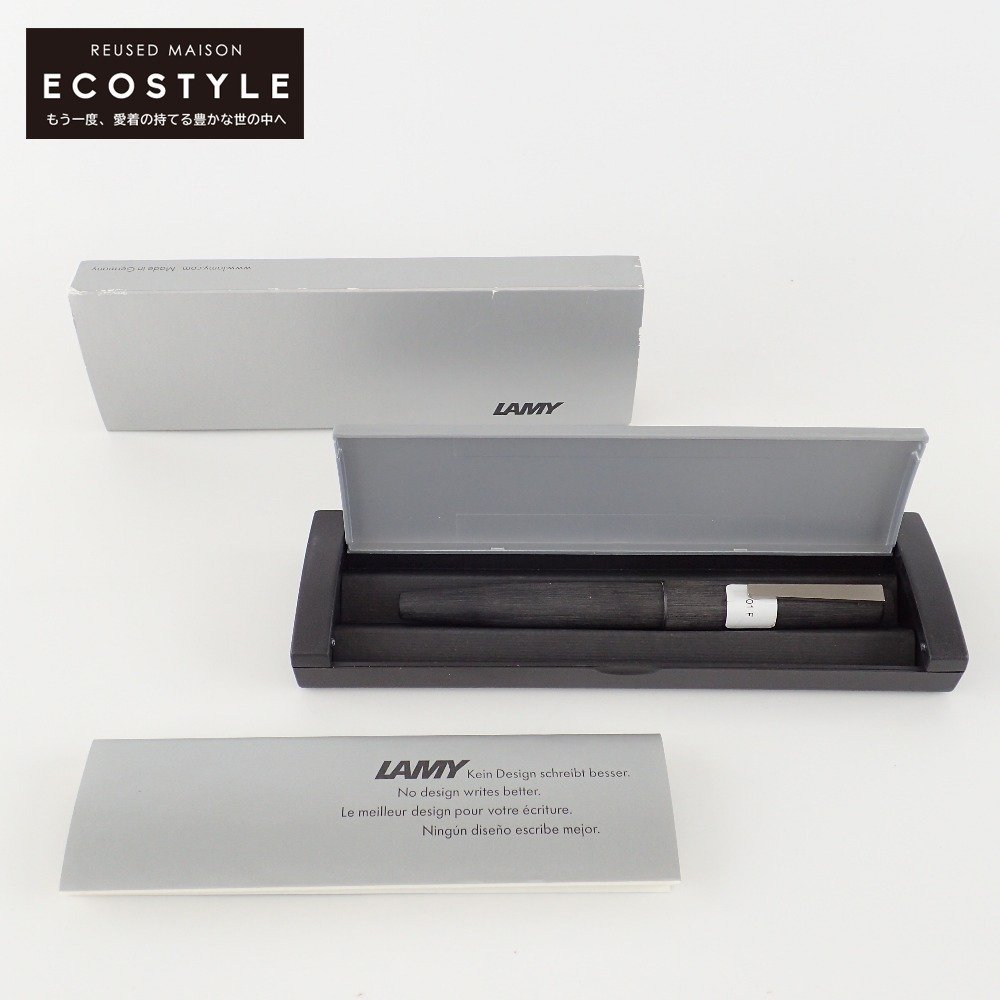 【1円/美品】 LAMY ラミー 万年筆 LAMY2000 ブラック L01 F ペン_画像1