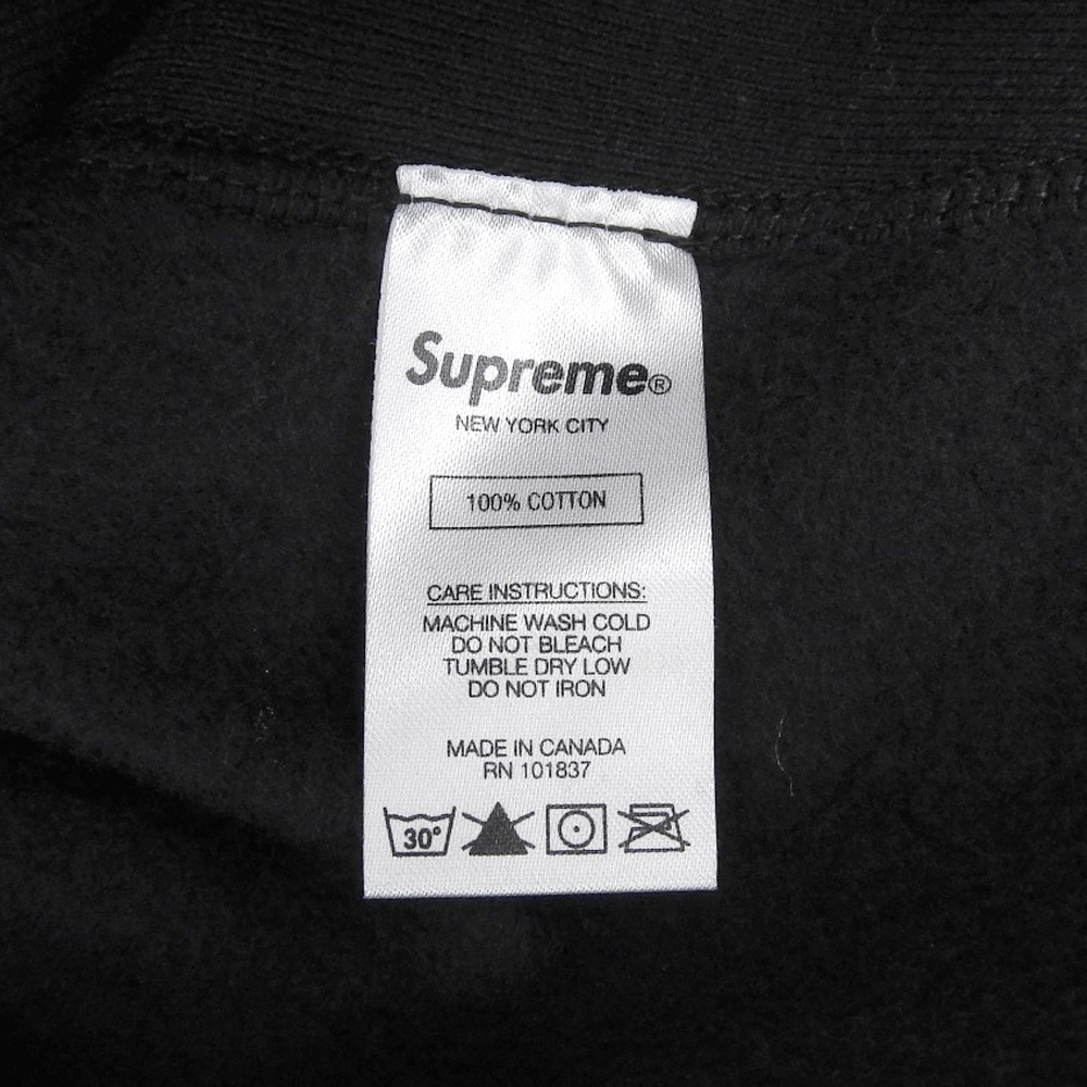 新品同様 Supreme シュプリーム Cross Box Logo Hooded Sweatshirt コットン パーカー トップス メンズ ブラック S 20AW_画像5