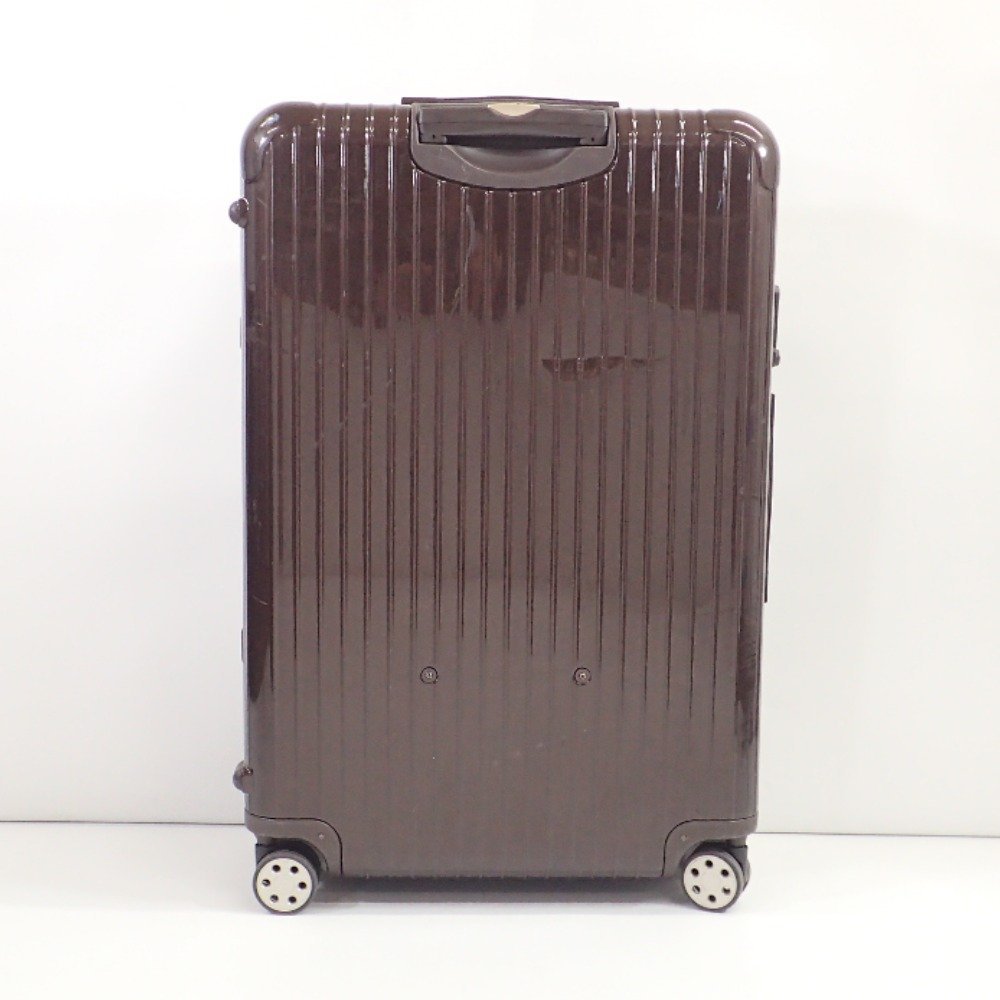 1円 RIMOWA リモワ 872.77 サルサデラックス 97リットル スーツケース/ キャリーバッグ ブラウン_画像3