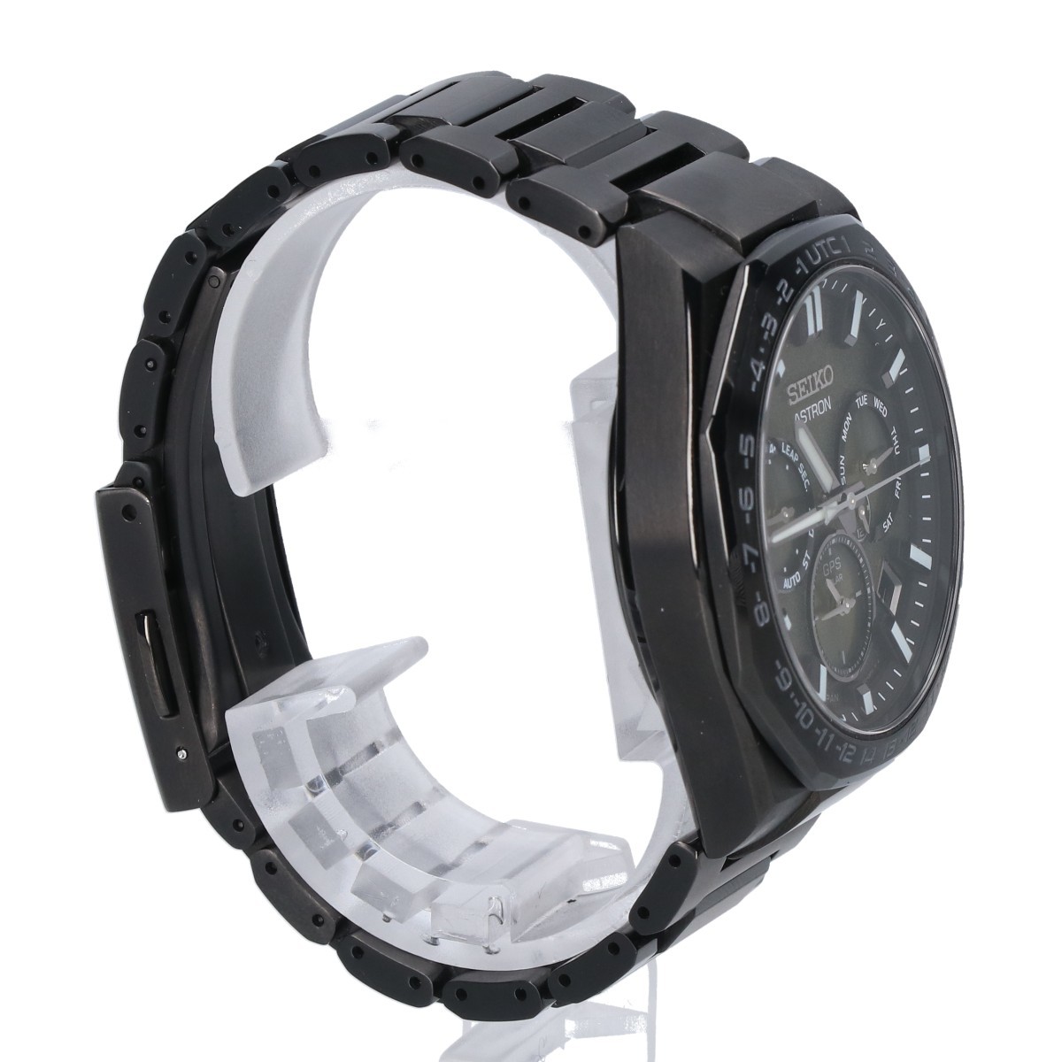 SEIKO セイコー SBXC129 バイオハザードコラボ アストロン ネクスター ソーラーGPS電波 腕時計 ブラック メンズ_画像6