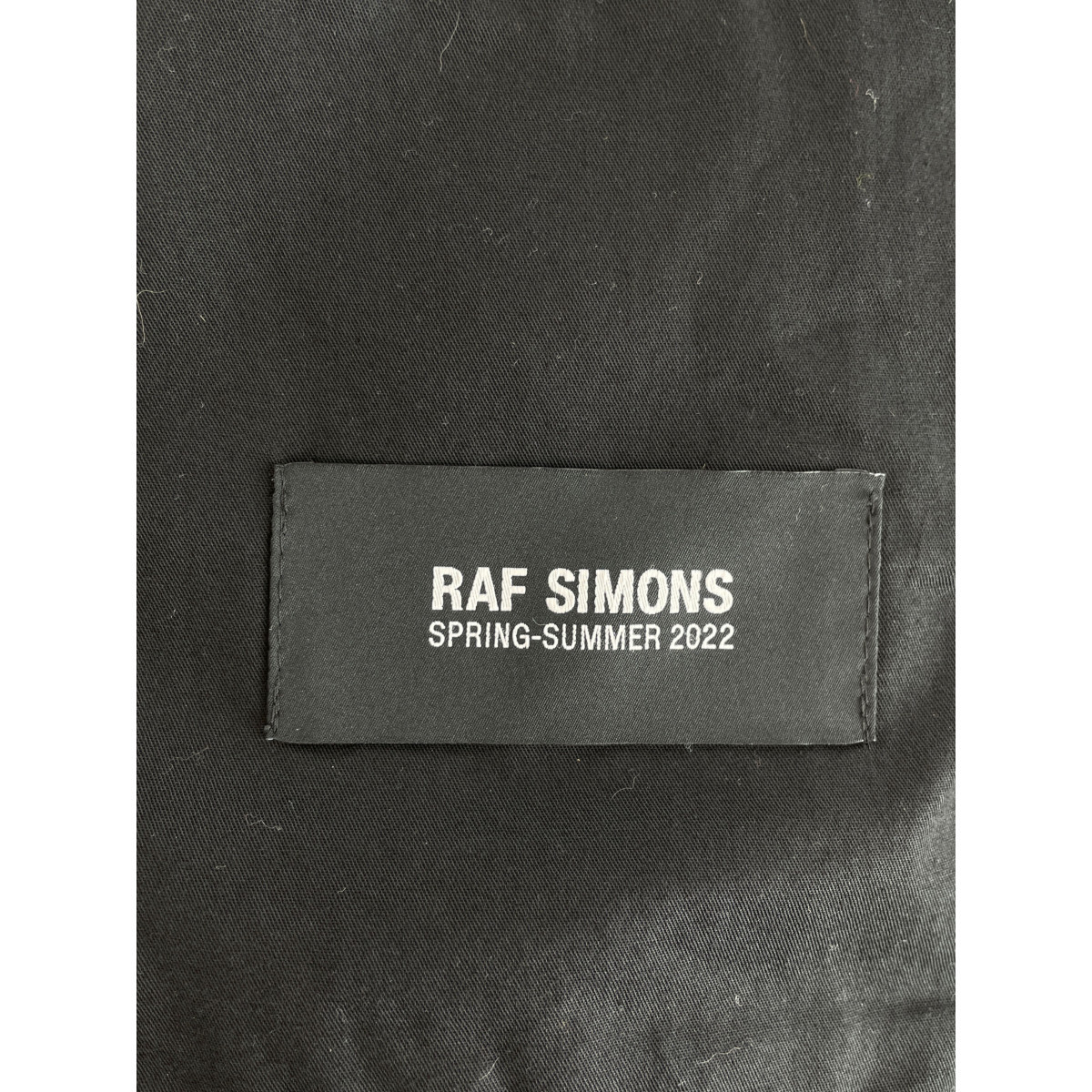 新品同様/国内正規/ RAF SIMONS ラフシモンズ 221-554 22SS OVERSIZED SCHOOL UNIFORM BLAZER RESILENCER ジャケット S メンズ_画像5